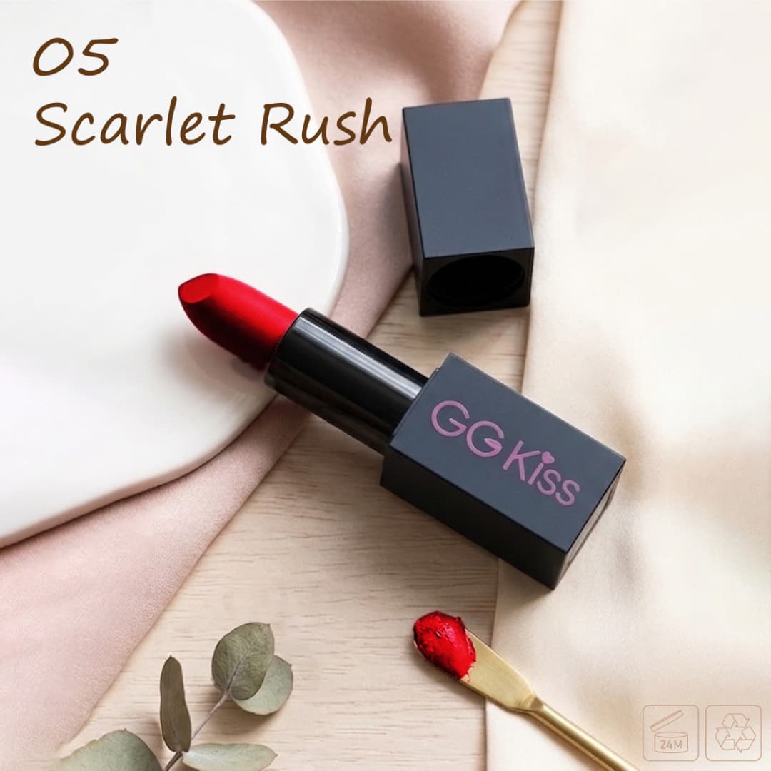 Home ggkiss lipstick 05 scarlet rush